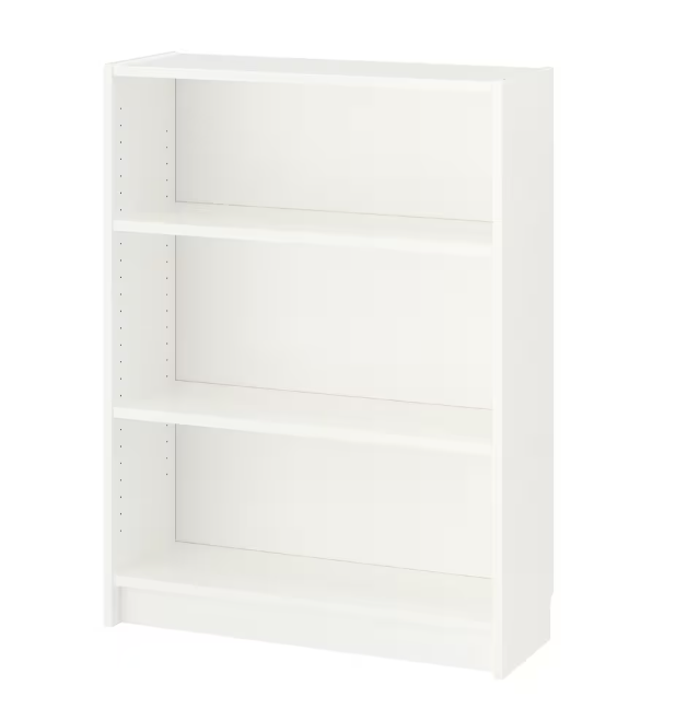 Estante Ancho de 3 Divisiones Blanco