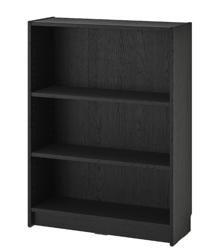 [10032202] Estante Ancho de 3 Divisiones Negro