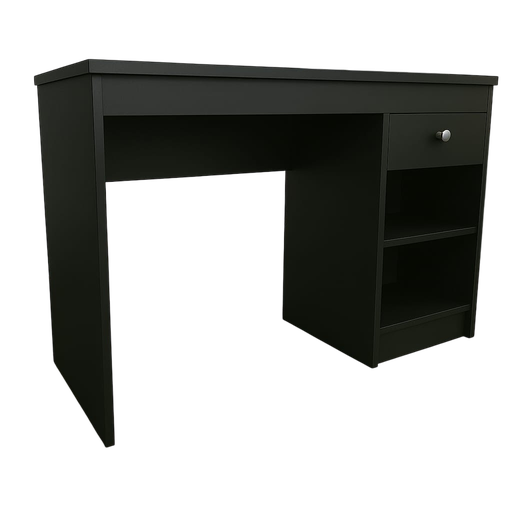 [11021202] Escritorio con cajón negro