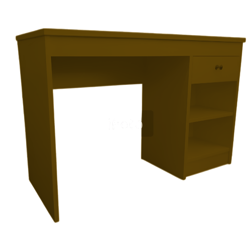 [11021203] Escritorio con cajón Wengue