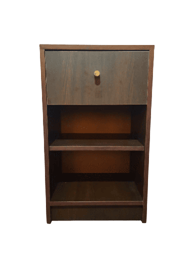 [311103] Velador de 1 cajón wengue