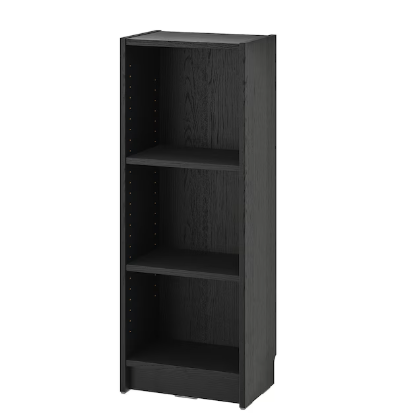 [10021202] Estante Delgado de 3 Divisiones Negro